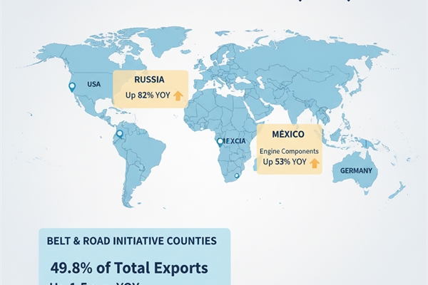Overview of the latest export data of China's auto parts in 2025