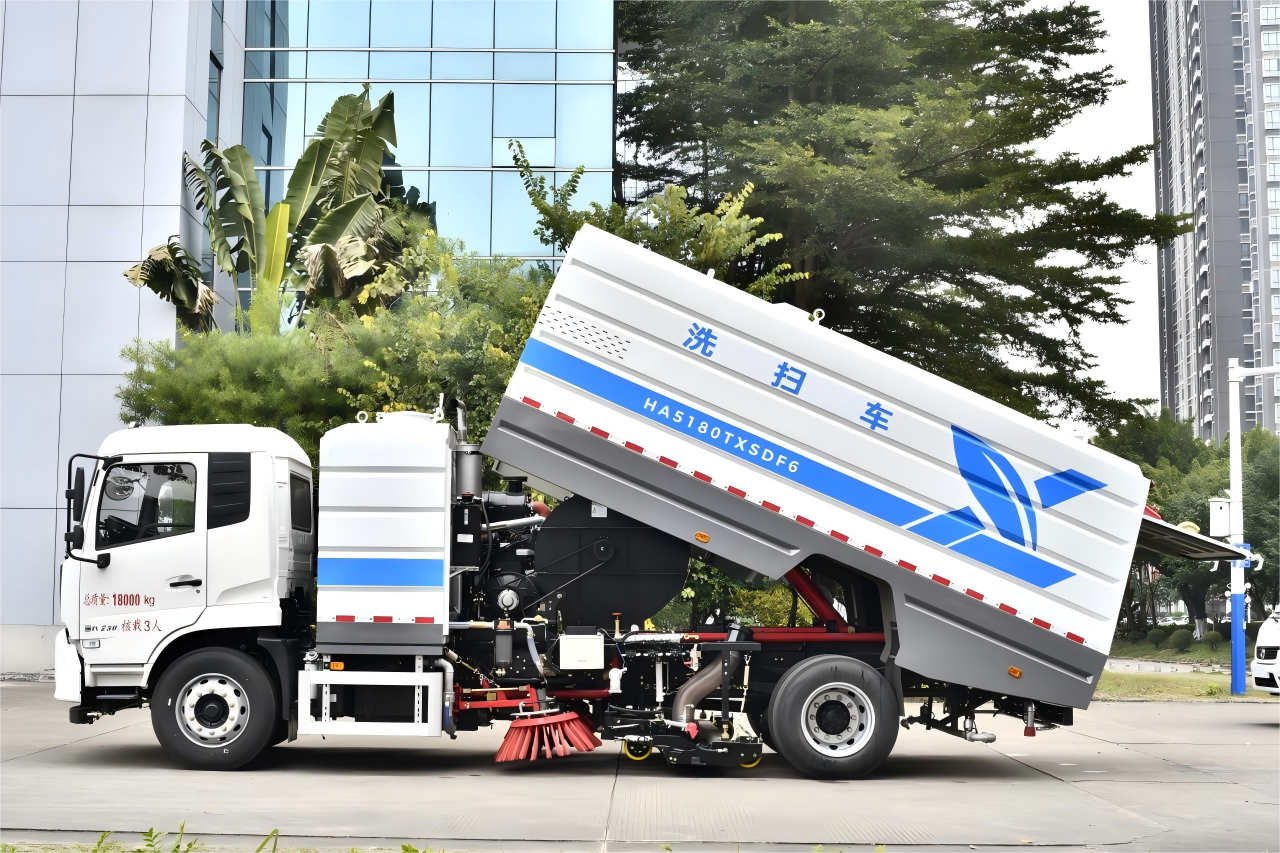 2025 Special Truck 18T HA5180TXSDF6 Sweeper Truck 4x2 227hp Diesel