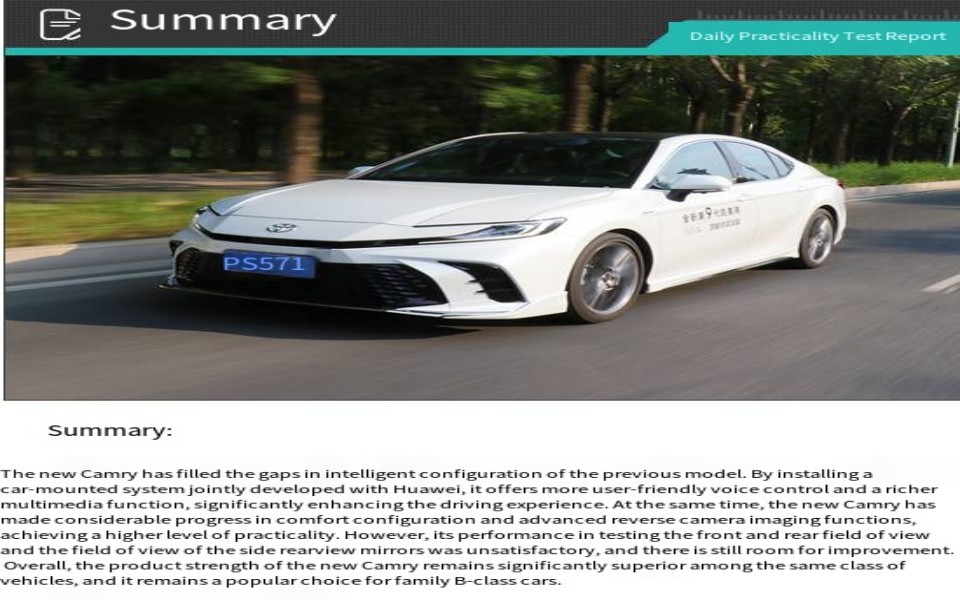 2021 TOYOTA Camry
